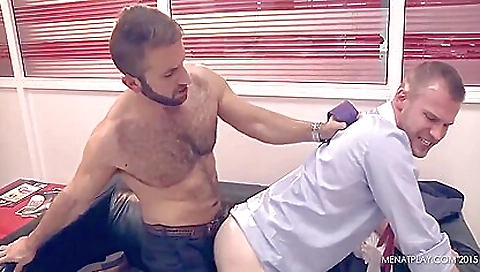 Showering pussy and anal fucking in public