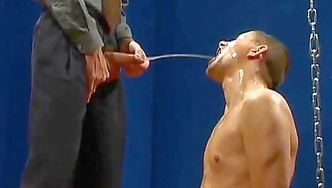 Sexy young blonde gets creampie and wet