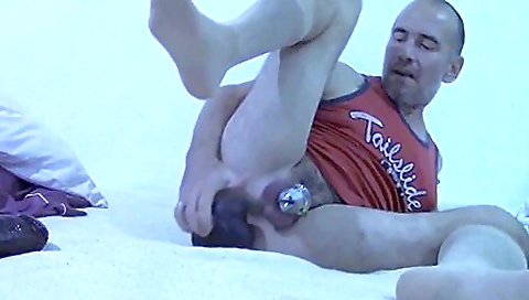 She's first time with a dildo in her pussy