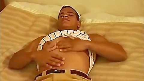 Sultry brunette hair drilled in the massage