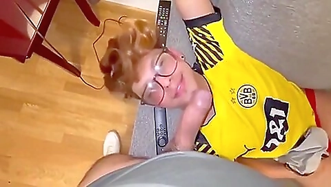 Mature woman fucking her boyfriend's step son